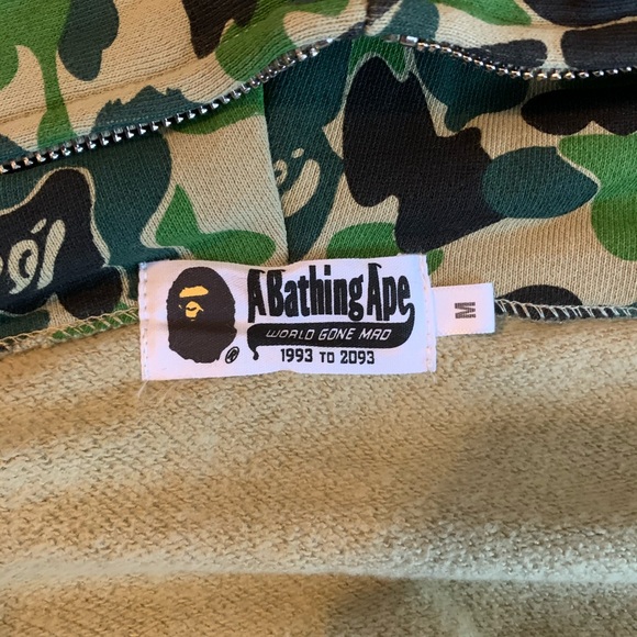 Bape A Bathing Ape ABC Camo Shark Hoodie - Picture 3 of 8